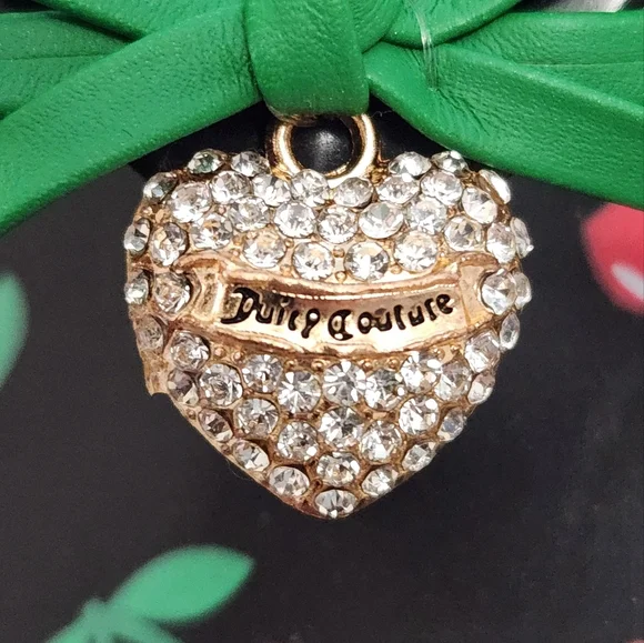 Juicy Couture Cherry Flip Flops with Rhinestone Trim  Size 9 (38/39) - Picture 7 of 14